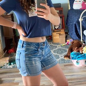 American Eagle Super Super Stretch Midi Shorts